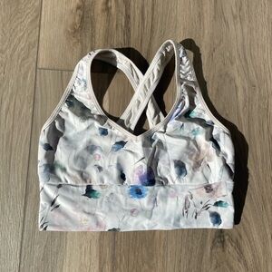 Victoria’s Secret Cross back floral print workout bra
